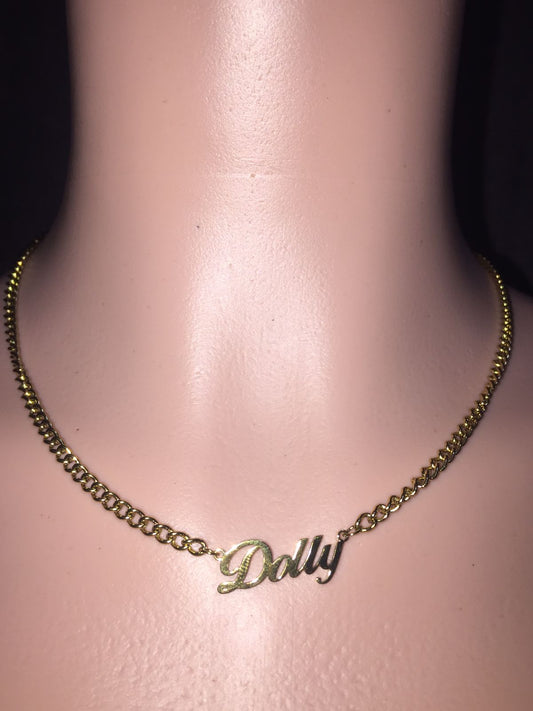 Stainless Steel Dolly Necklace