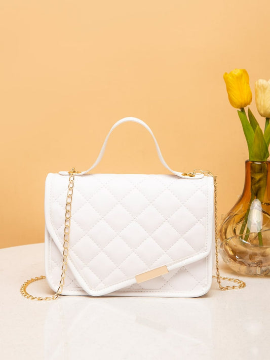 Mini Quilted Flap Chain Square Bag